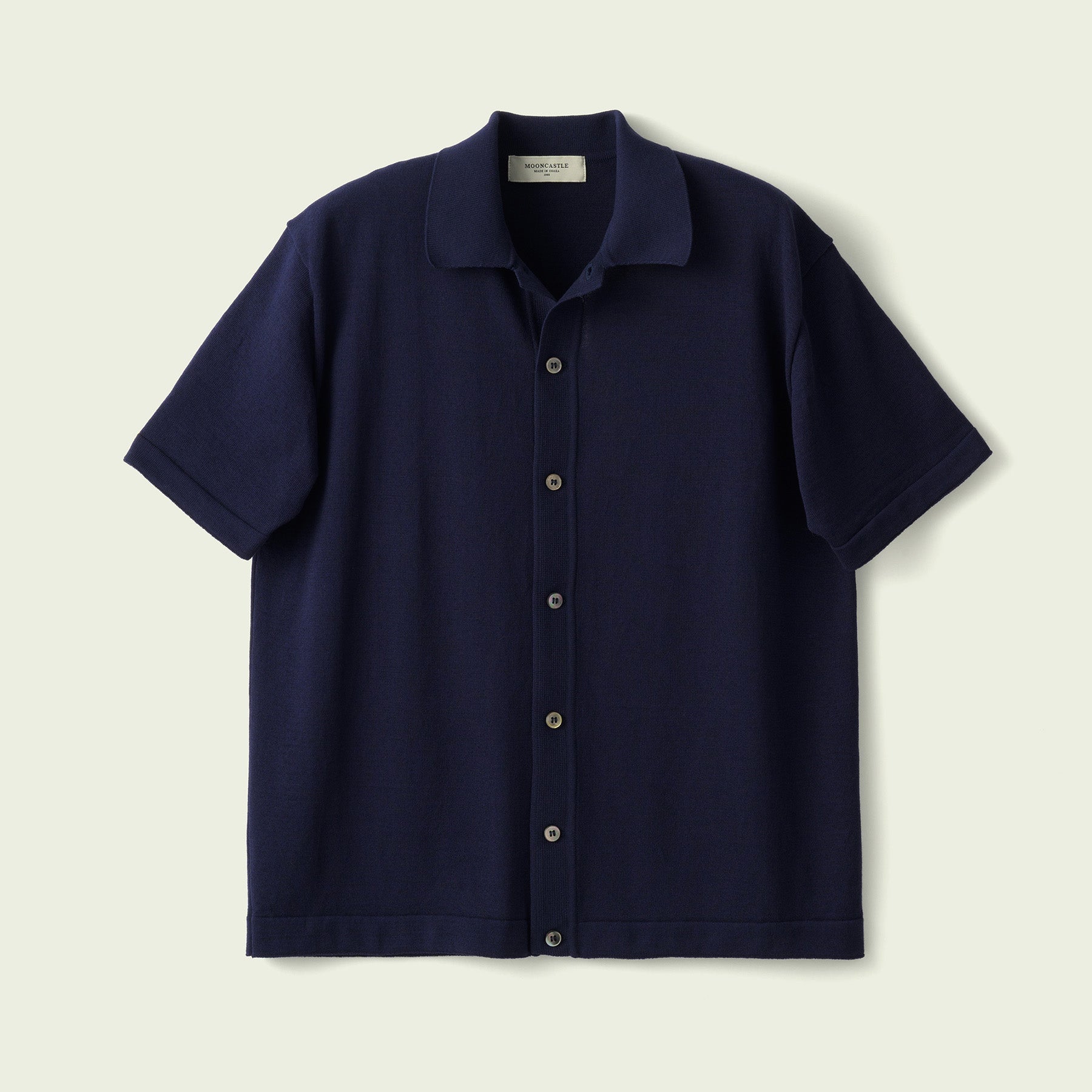 ICE COTTON OPEN COLLAR SHIRT