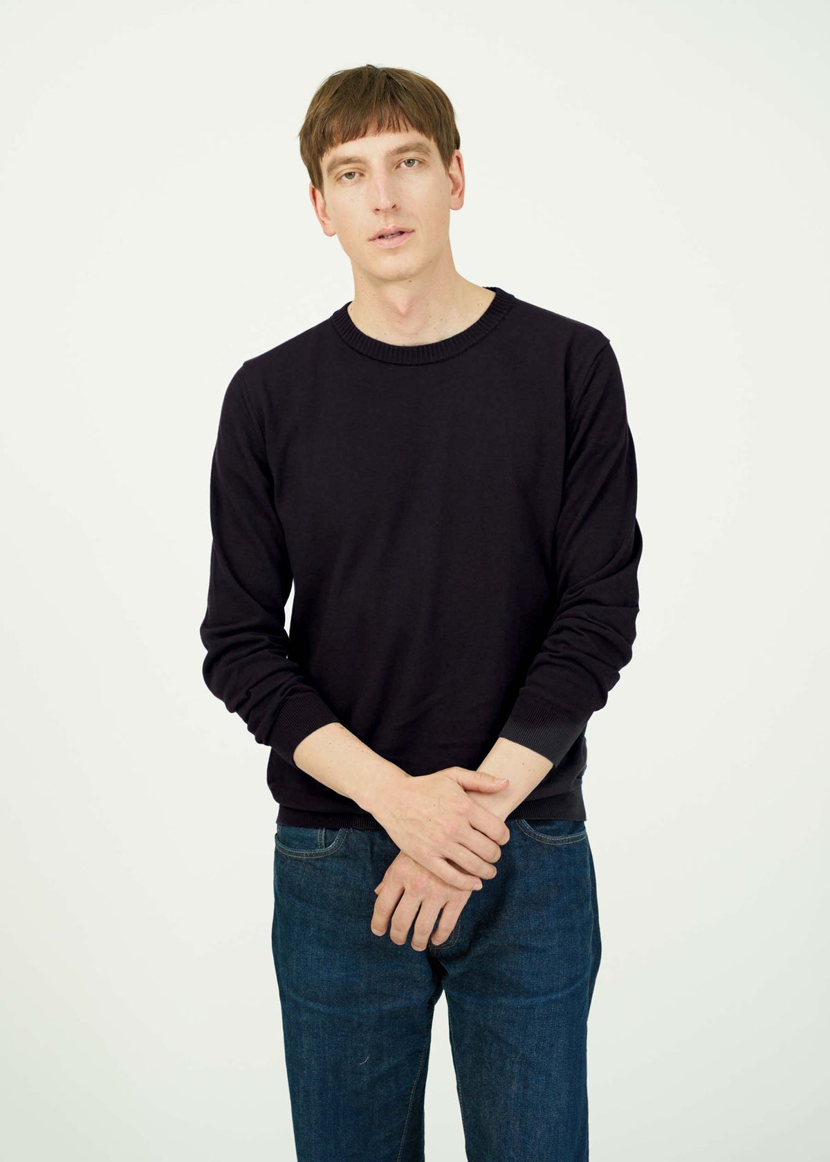 ICE COTTON LONG CREWNECK