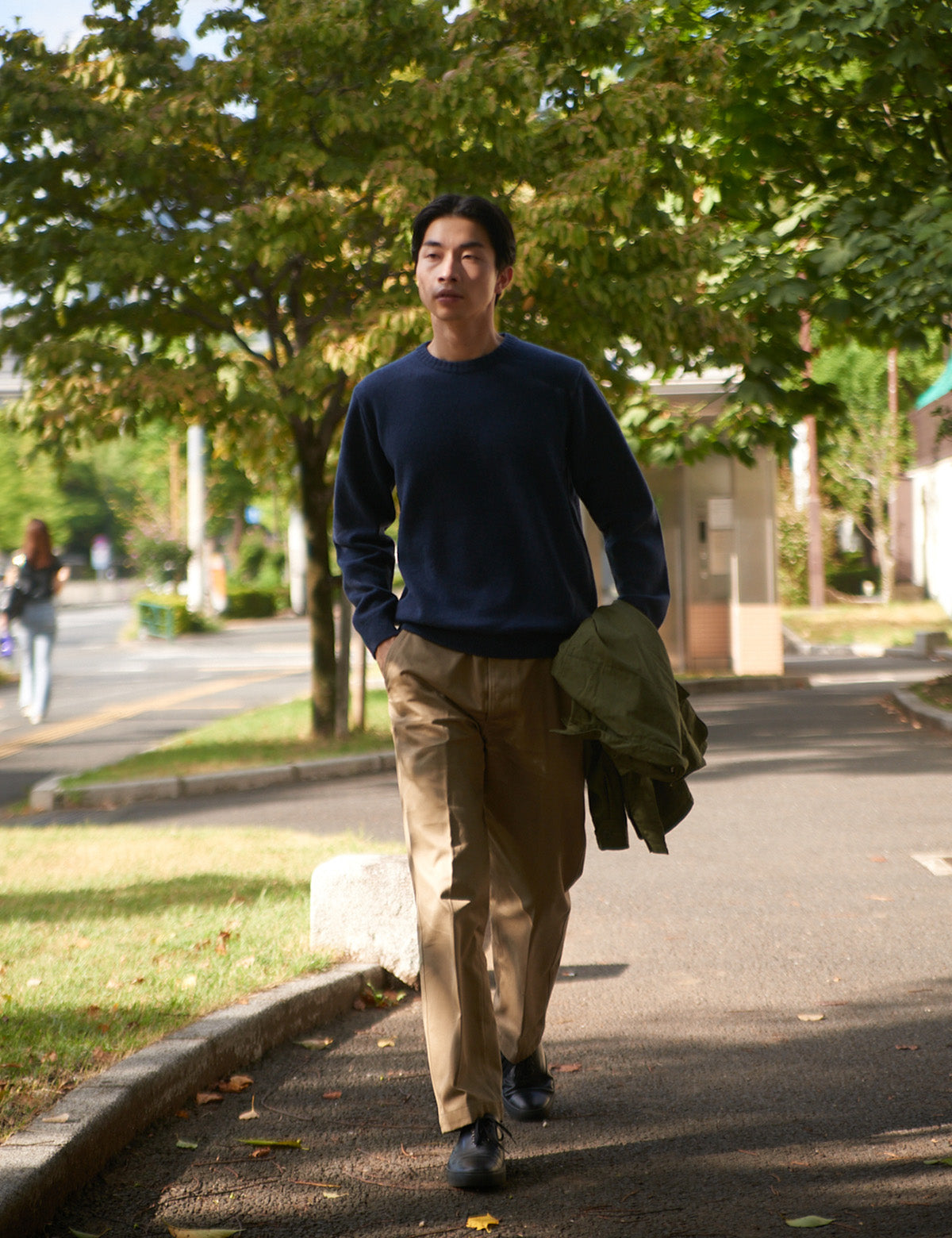CASHMERE SILK WOOL CREWNECK