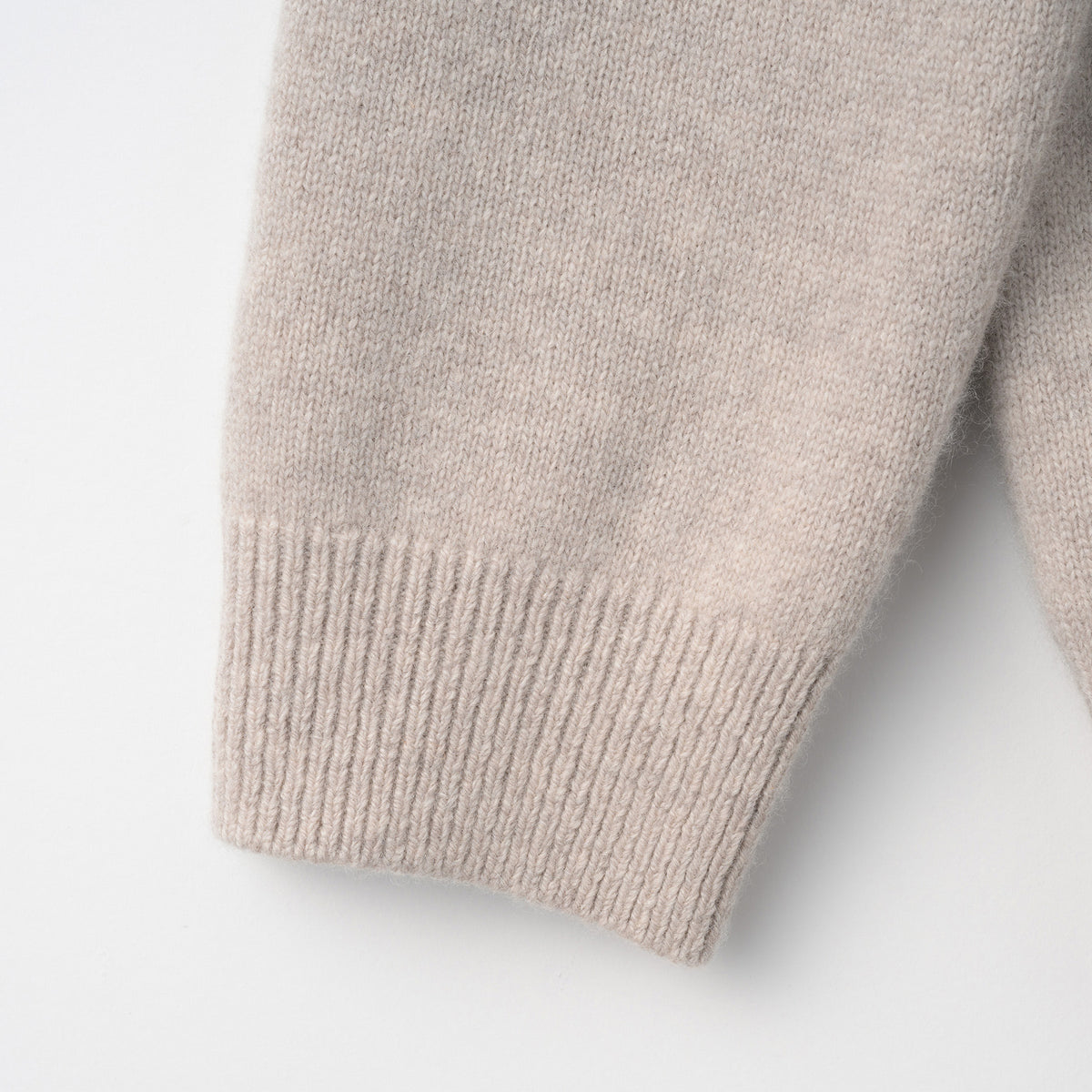 CASHMERE SILK WOOL TURTLENECK