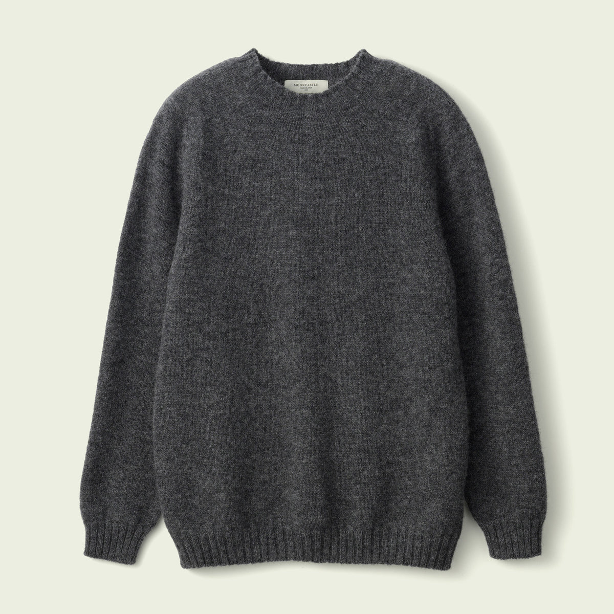 【UNISEX】SHETLAND WOOL CREWNECK SWEATER