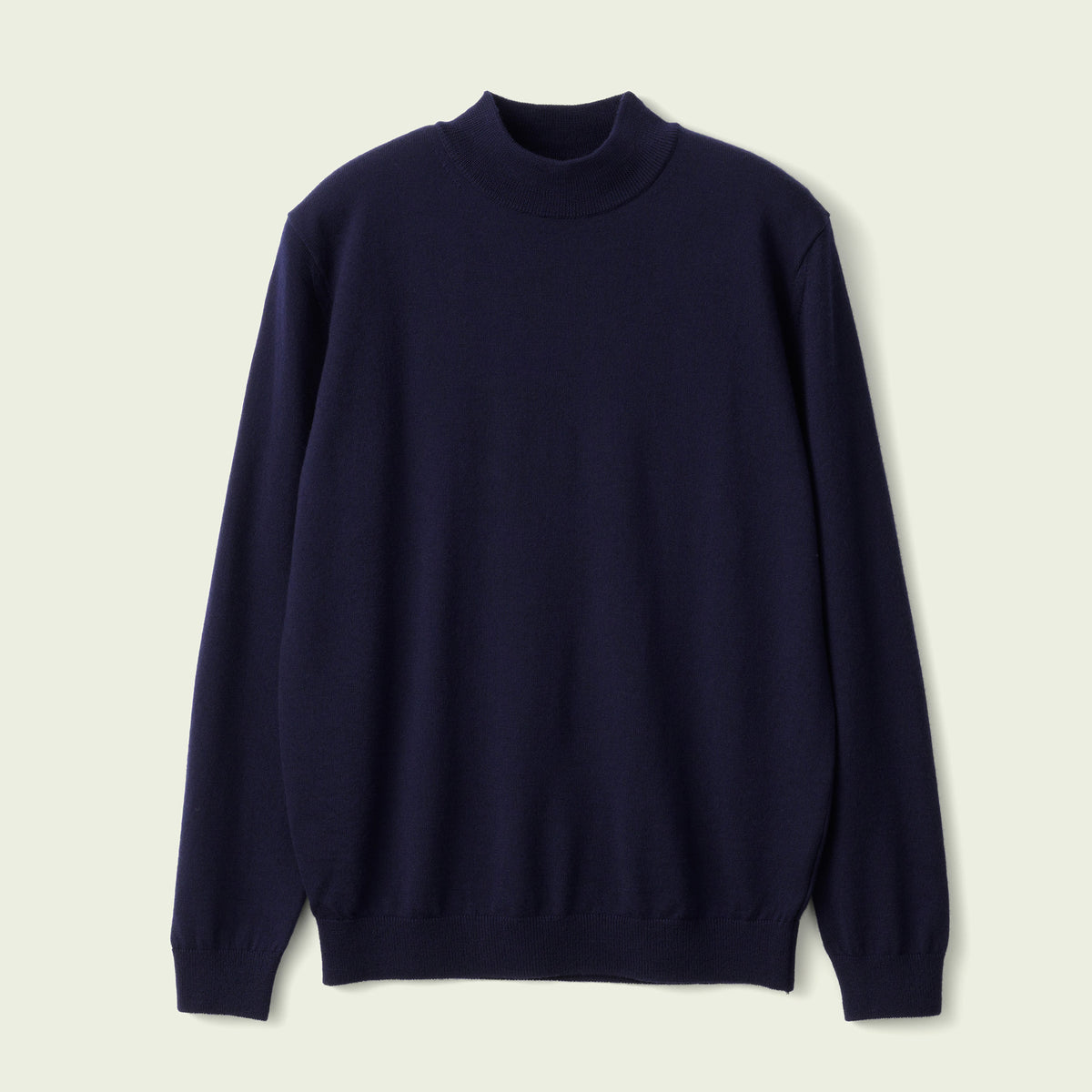 12G Lightweight Merino Wool Mockneck