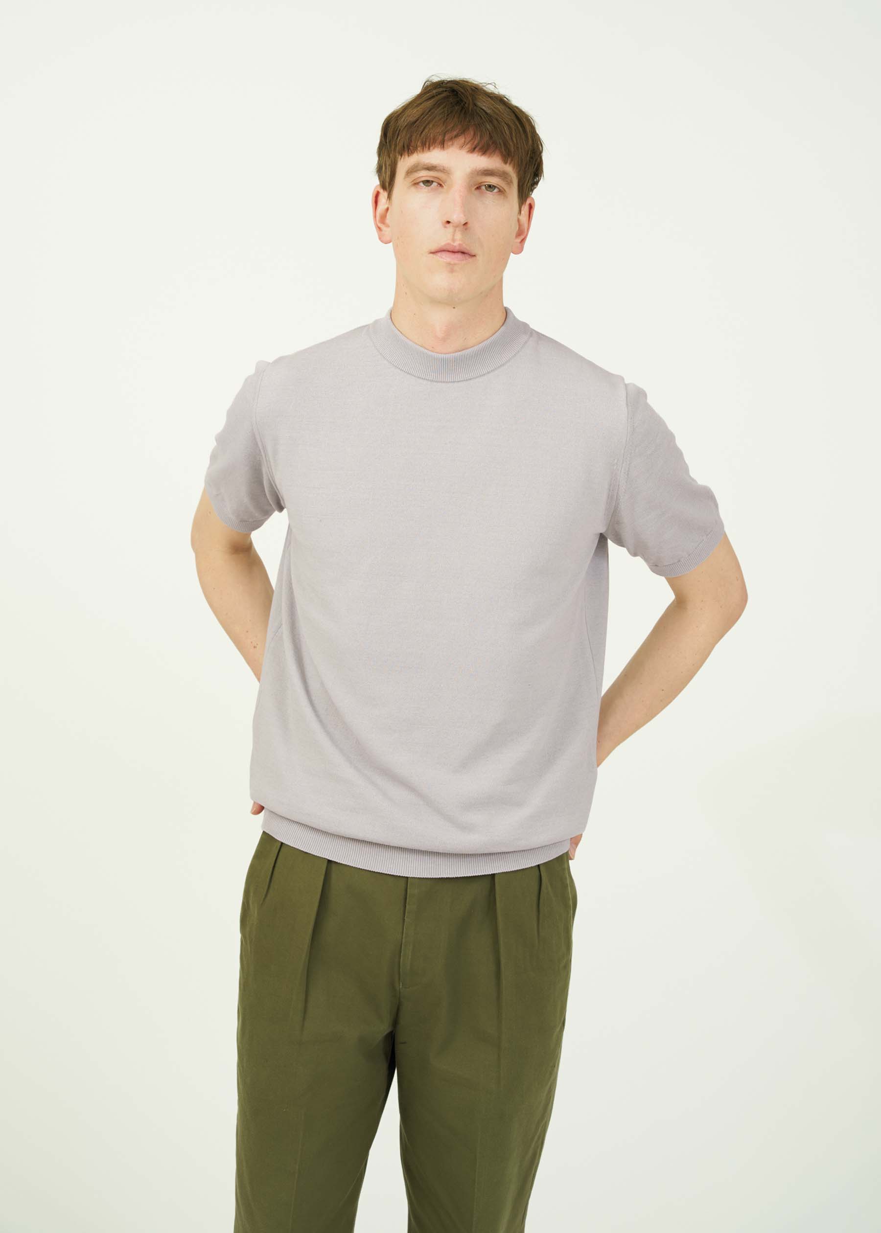 ICE COTTON MOCK NECK