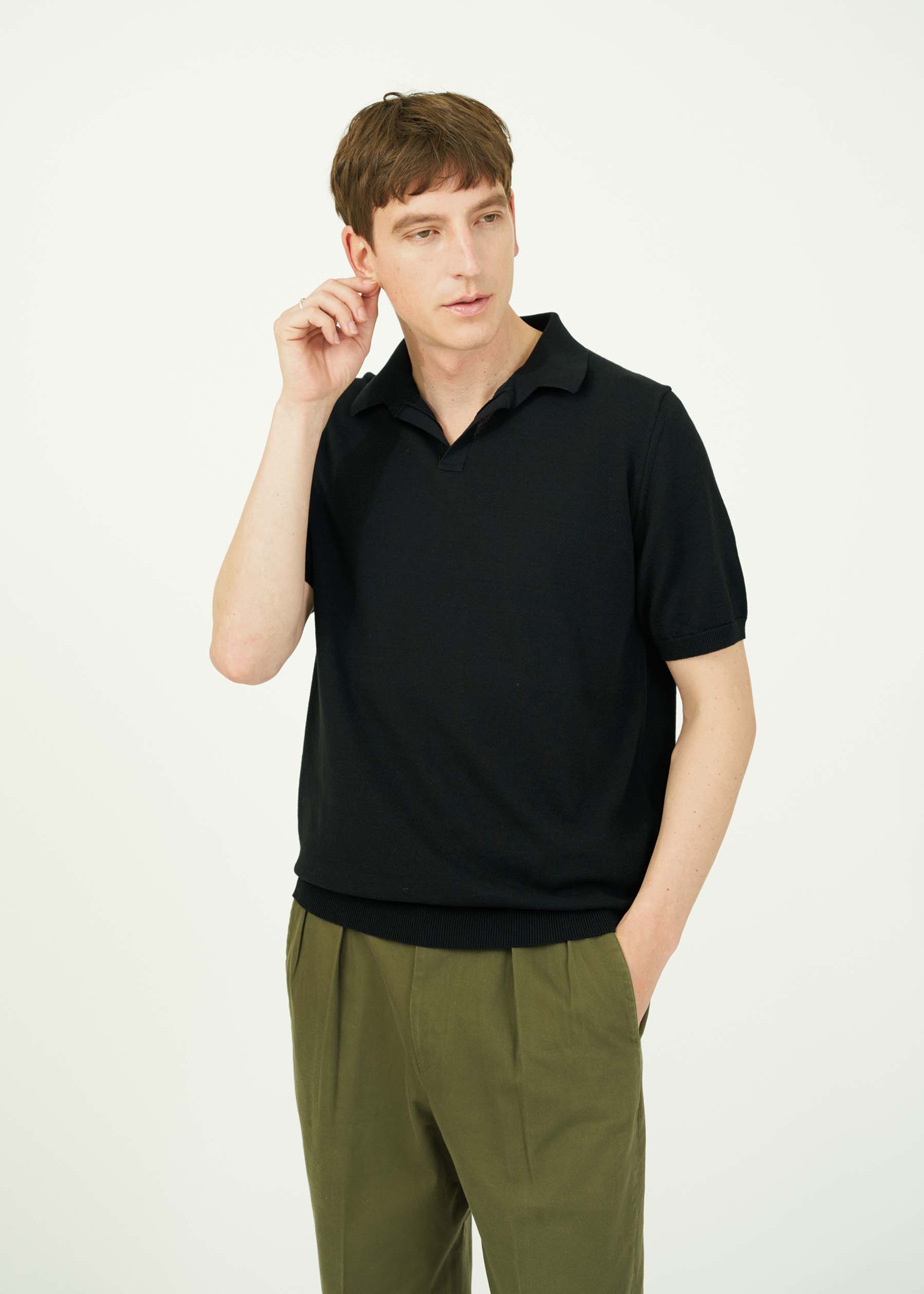ICE COTTON  SKIPPER POLO NECK