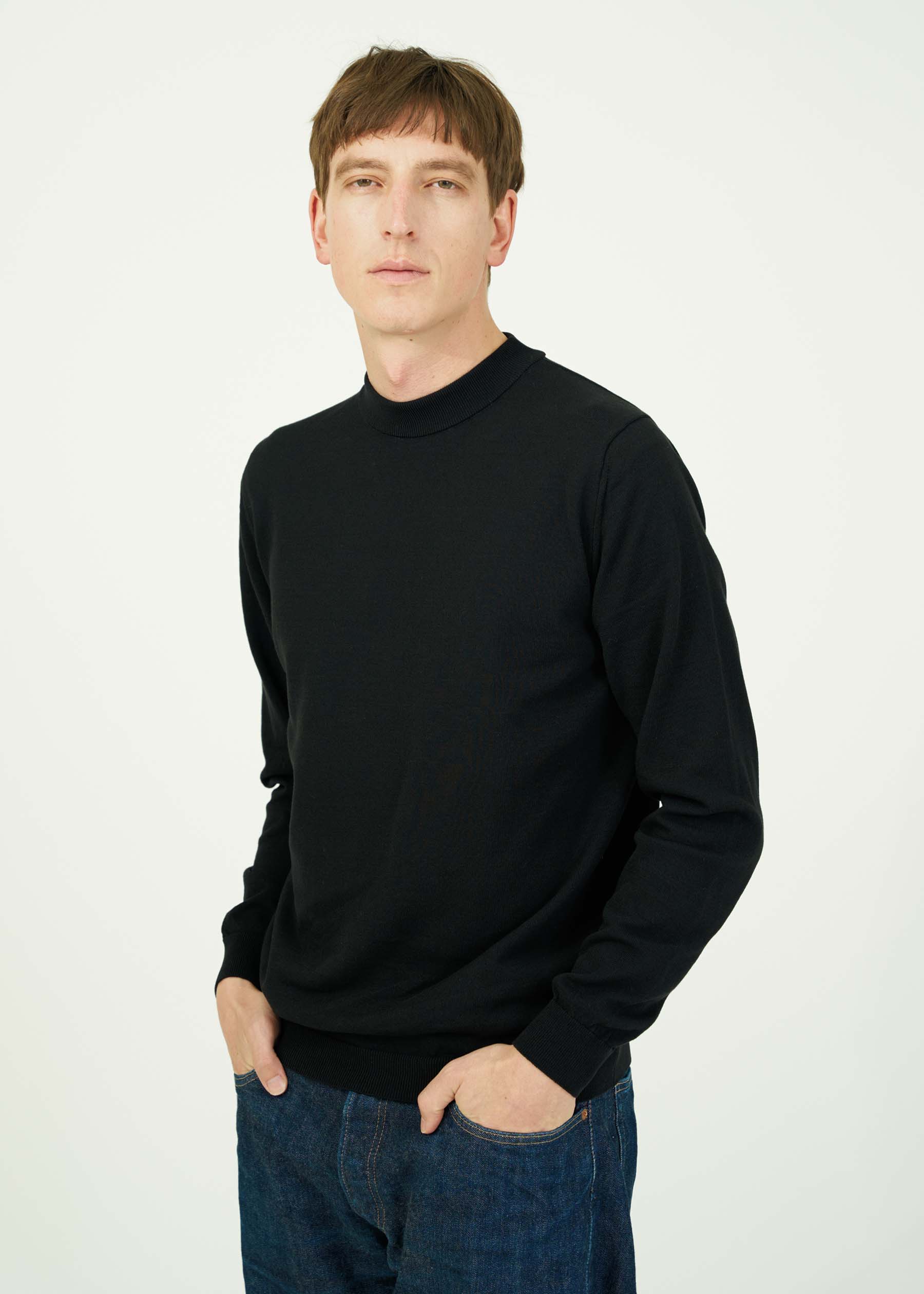 ICE COTTON  LONG MOCKNECK