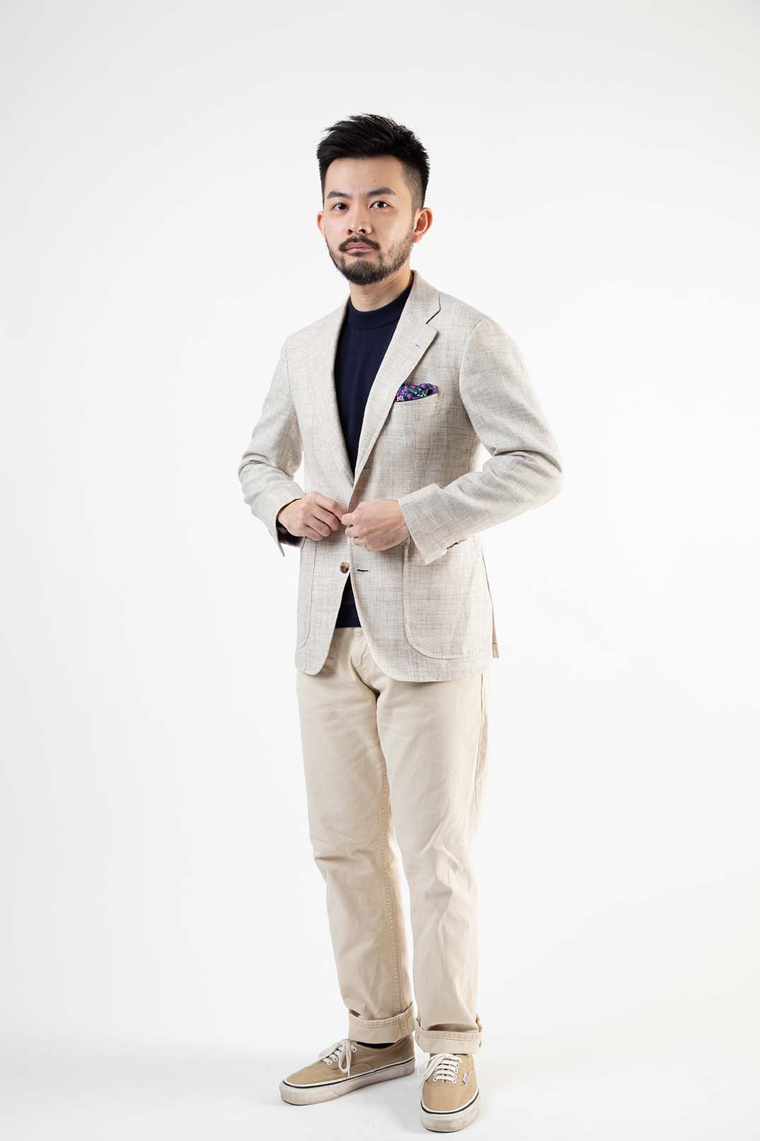 ICE COTTON  LONG MOCKNECK