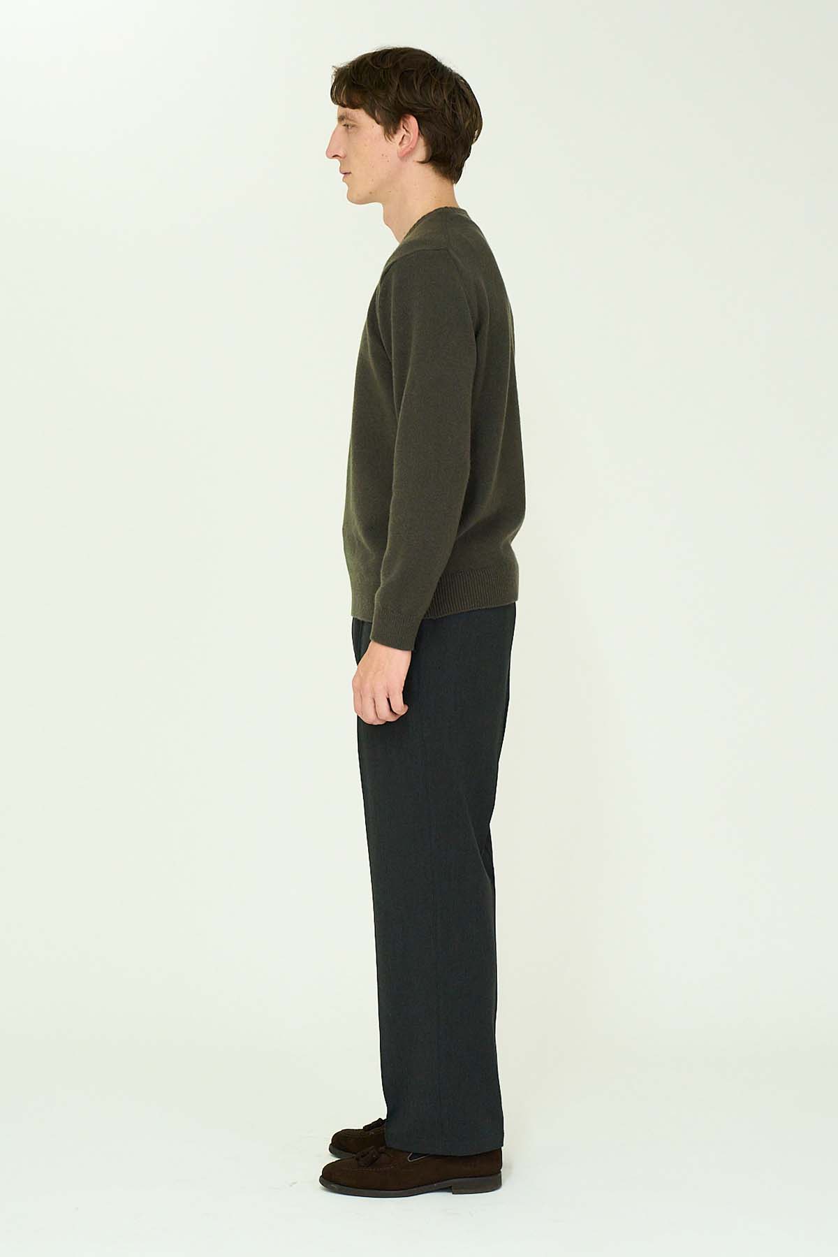 CASHMERE SILK WOOL CREWNECK