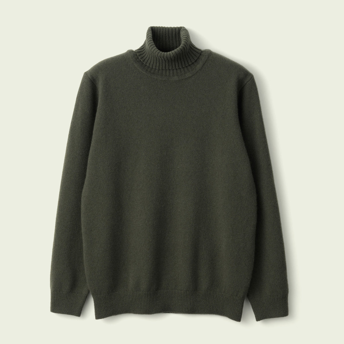 CASHMERE SILK WOOL TURTLENECK