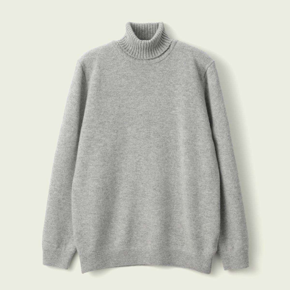 CASHMERE SILK WOOL TURTLENECK