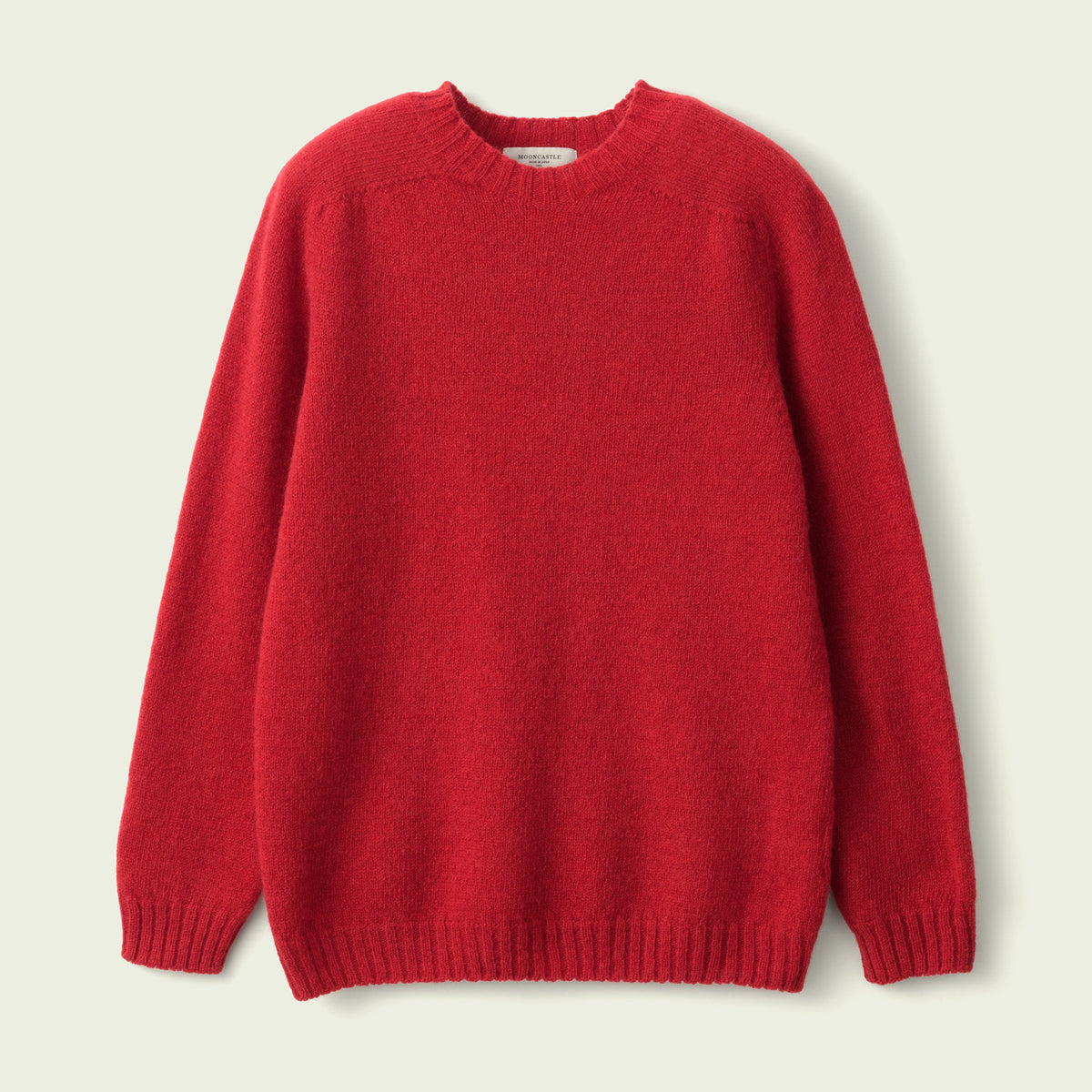 【UNISEX】SHETLAND WOOL CREWNECK SWEATER