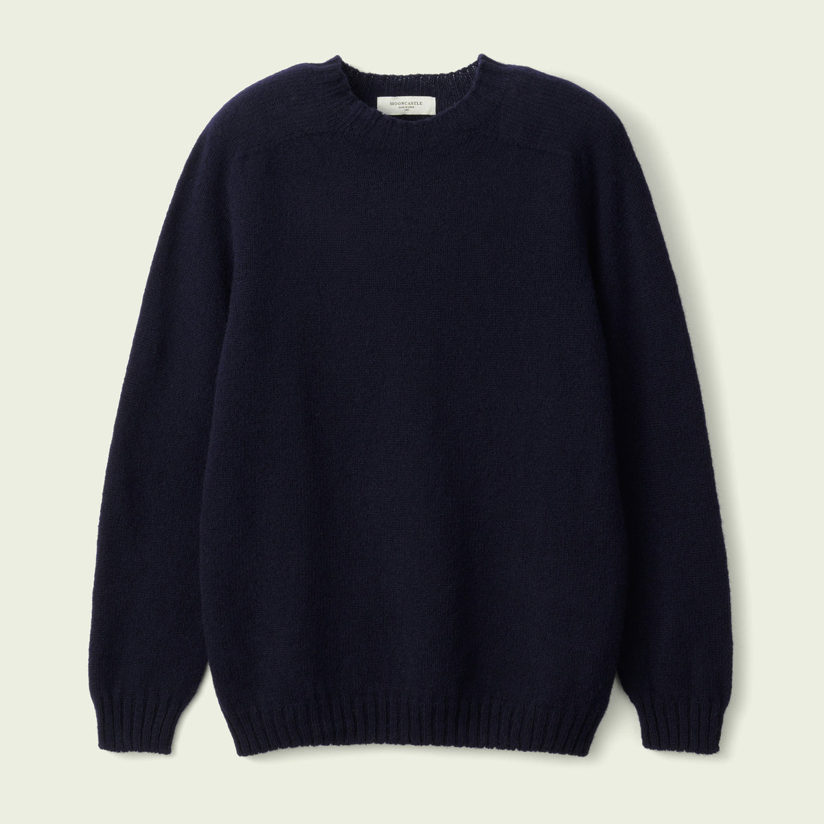 【UNISEX】SHETLAND WOOL CREWNECK SWEATER