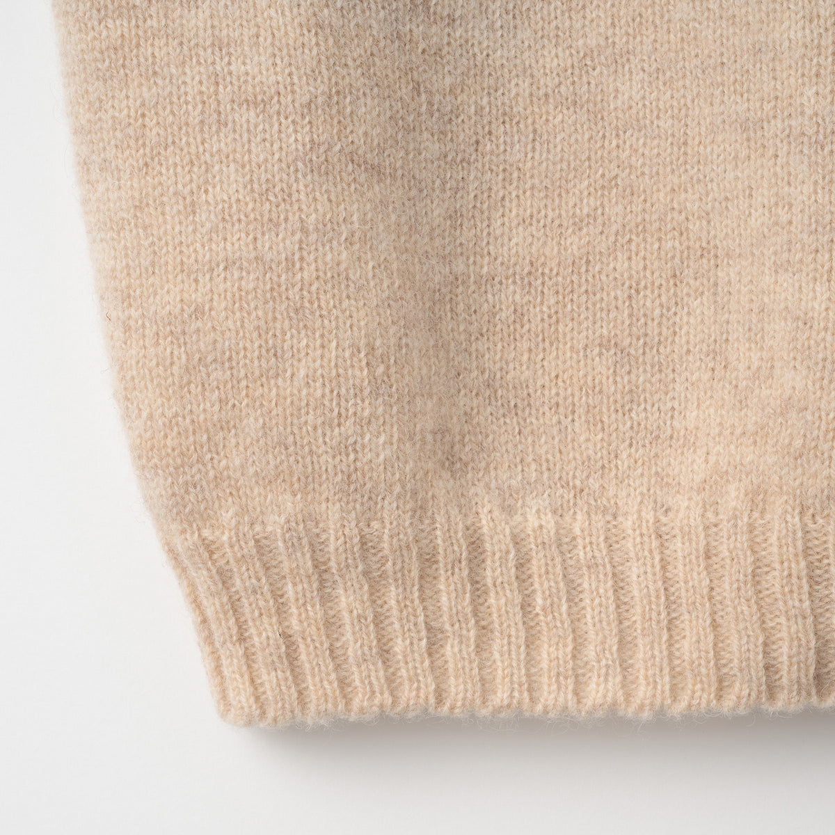 【UNISEX】SHETLAND WOOL CREWNECK SWEATER