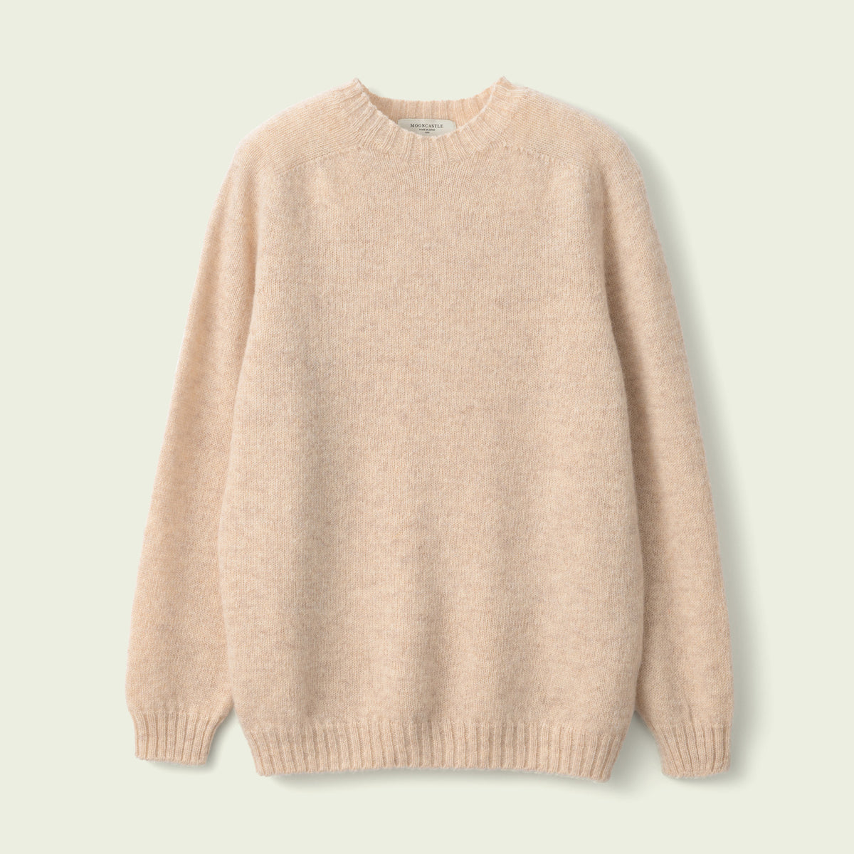 【UNISEX】SHETLAND WOOL CREWNECK SWEATER