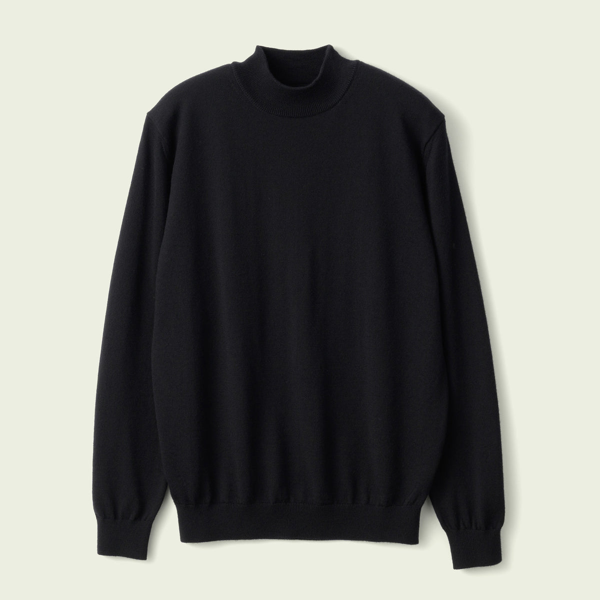 12G Lightweight Merino Wool Mockneck